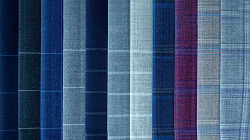 Full frame shot of multi colored curtain