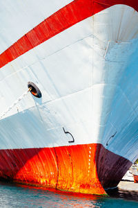 Low angle view of boat