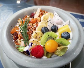 Close-up of fruits in bowl