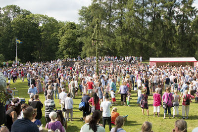 People in park