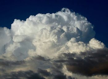 Low angle view of cloudy sky