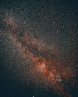 Full frame shot of star field at night