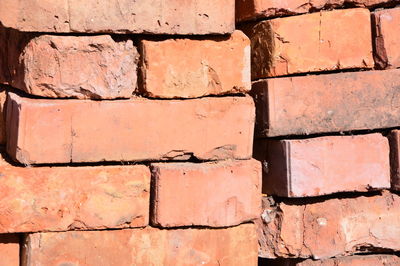 Full frame shot of brick wall