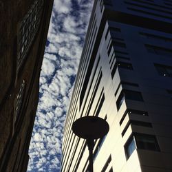 Low angle view of buildings against sky