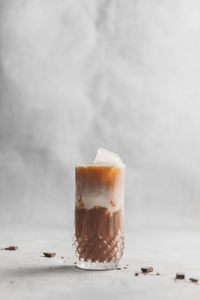 Close-up of coffee on table