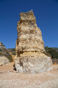 Rock formations in a desert