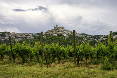 Panoramic view of landscape against sky