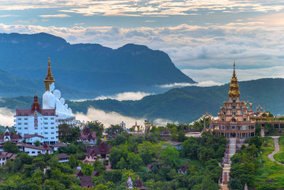 View of cathedral against cloudy sky