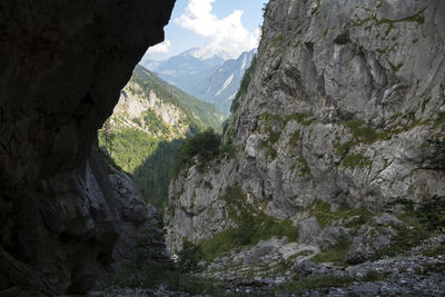 Saugasse, kärlingerhaus, berchtesgaden national park in autumn