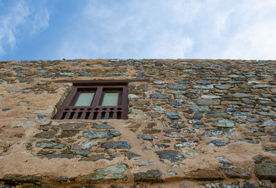 Low angle view of building against sky