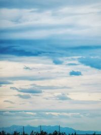 Low angle view of clouds in sky