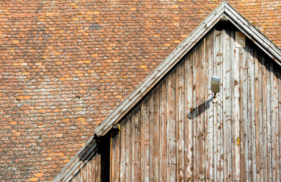 Full frame shot of old building