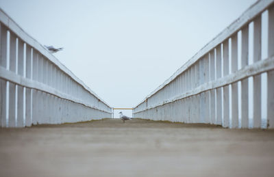 View of built structure against clear sky