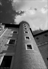 Low angle view of building against sky