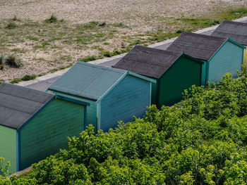 Houses in park