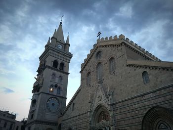 Low angle view of cathedral against sky