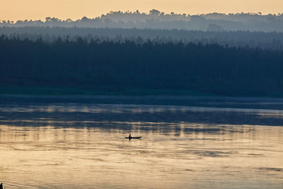 The west bank of the river nile during sunset