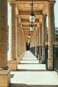 Corridor of building