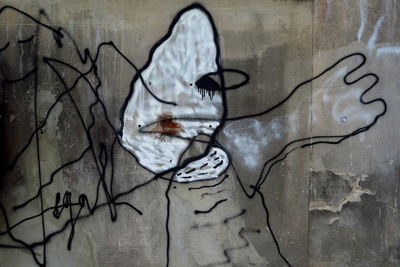 Close-up of old wall