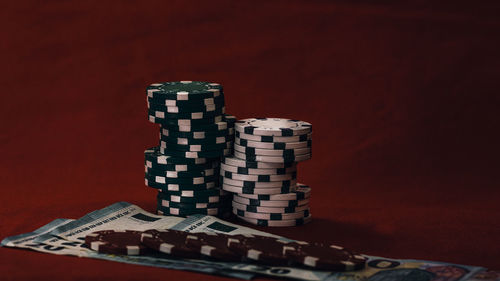 Stack of poker