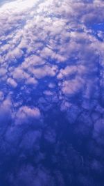 Low angle view of cloudy sky