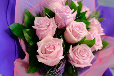 Close-up of rose bouquet