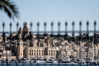 Panoramic view of buildings against sky