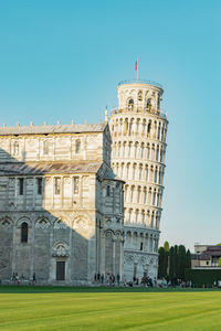 View of historical building against clear sky