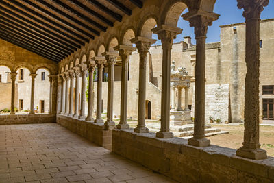 Corridor of historic building