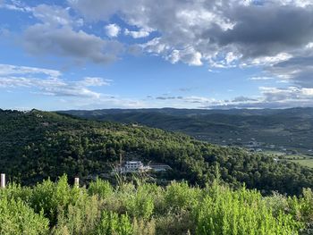 Scenic view of landscape against sky