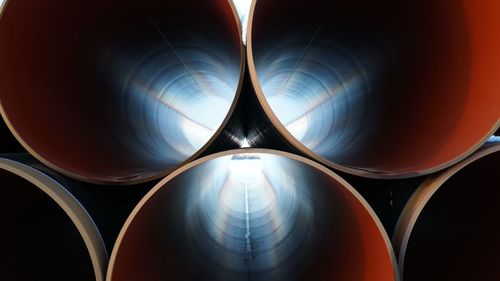 Low angle view of pipe