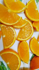 Full frame shot of orange fruit