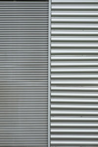 Two industrial metal panels