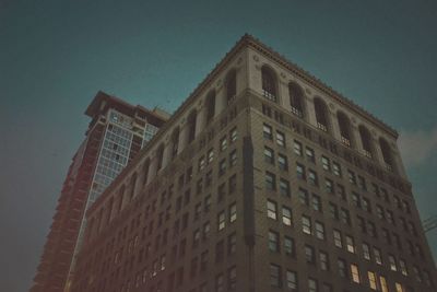 Low angle view of building against sky