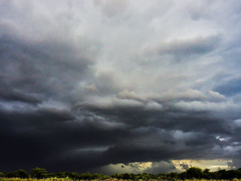 Scenic view of dramatic sky
