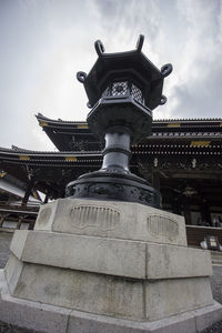 Low angle view of building against sky