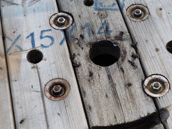 Full frame shot of wooden wall