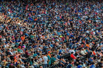 Full frame shot of people in stadium