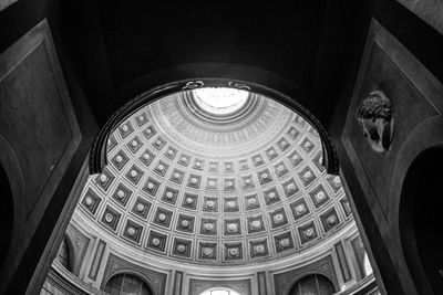 Low angle view of dome of building