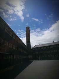 View of historic building against cloudy sky