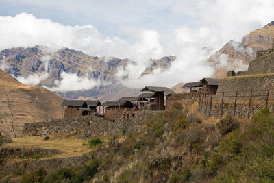 Panoramic shot of buildings against sky