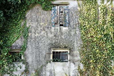 Low angle view of old building