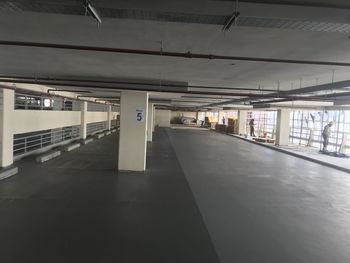 Empty parking lot