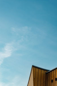 Low angle view of building against sky