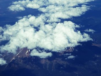 Scenic view of dramatic sky over sea