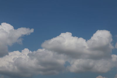 Low angle view of clouds in sky