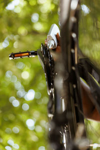 Close-up of bicycle