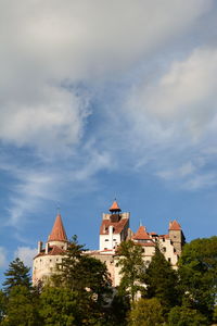 Low angle view of buildings against sky