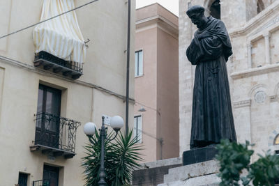 Statue in the old town, cagliari