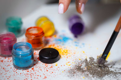 Brush pigments color makeup makeup palette creativity